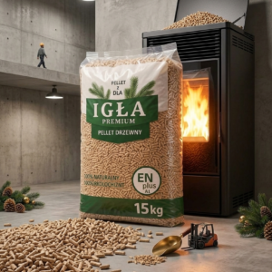 Pellet IGŁA – pellet drzewny iglasty 6 mm
